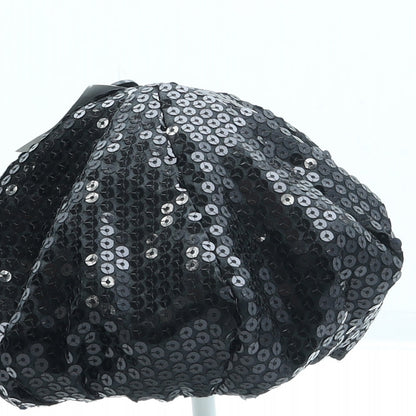 George Girls Black Acrylic Beret One Size