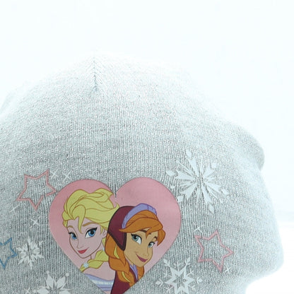 Primark Girls Grey Acrylic Beanie One Size - Frozen