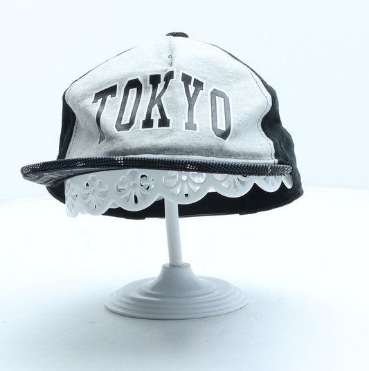 F&F Boys Black Camouflage Polyester Snapback One Size - Tokyo