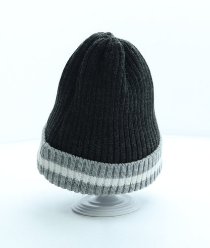 Primark Mens Grey Acrylic Beanie One Size