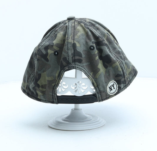 Primark Mens Green Camouflage Cotton Snapback One Size - Brooklyn