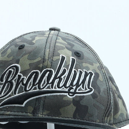 Primark Mens Green Camouflage Cotton Snapback One Size - Brooklyn