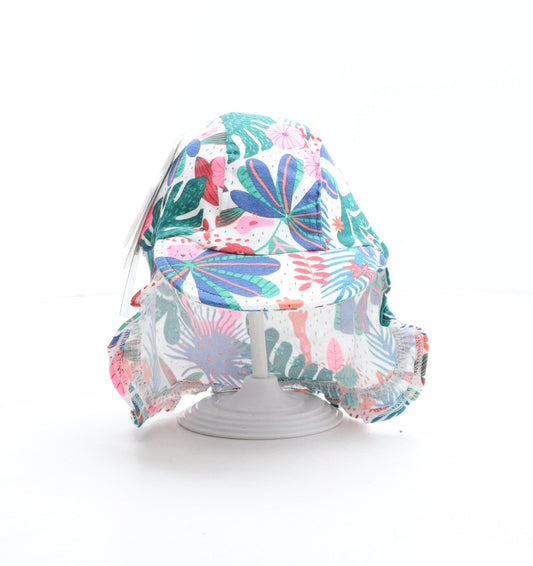 F&F Girls Multicoloured Floral 100% Cotton Boshi One Size