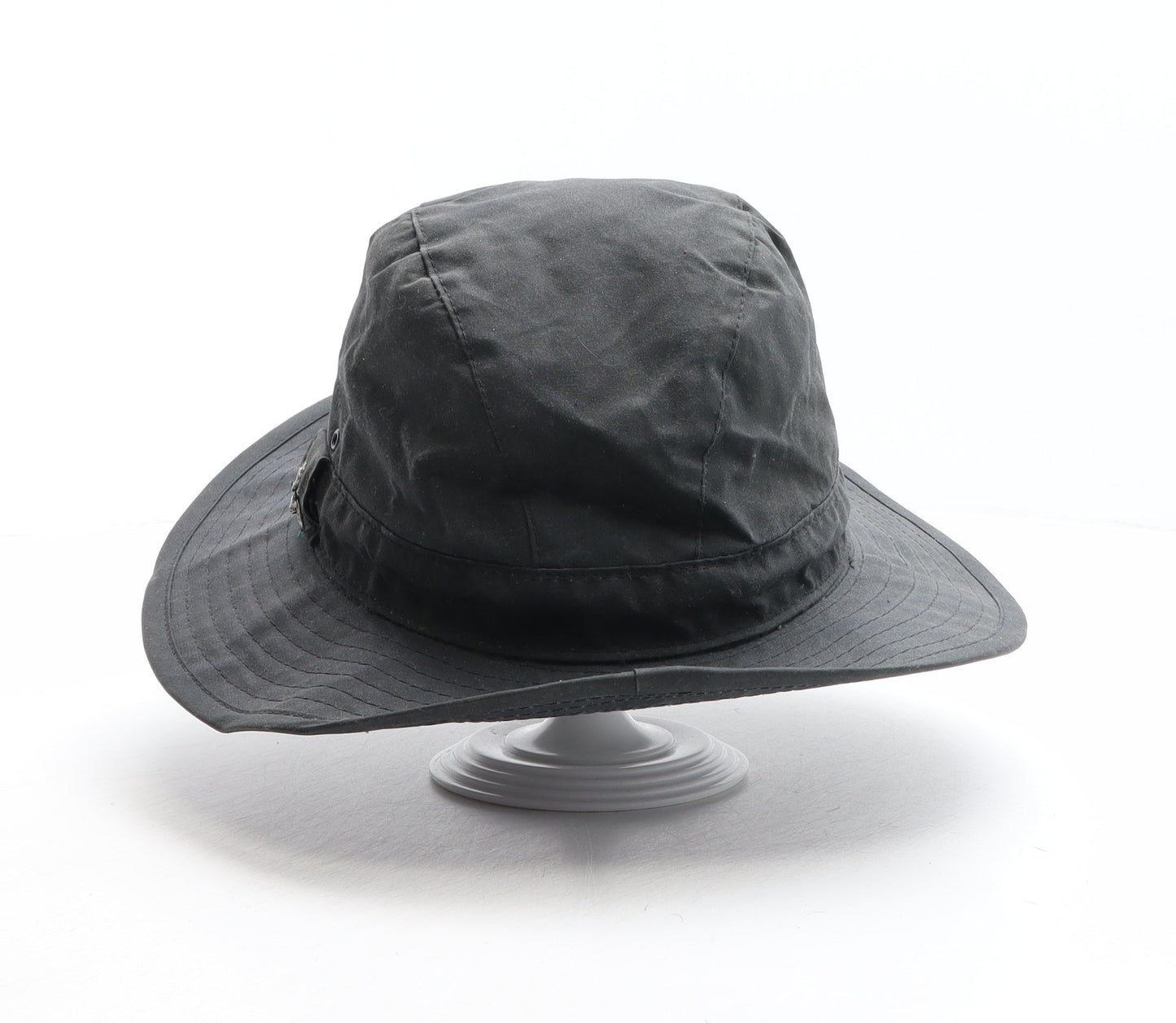 Pitlochry Countrywear Mens Grey Cotton Fedora Size M - Deer detail