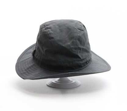 Pitlochry Countrywear Mens Grey Cotton Fedora Size M - Deer detail
