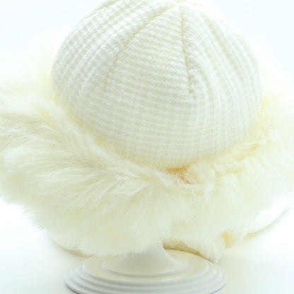Preworn Girls Ivory Acrylic Cloche Size M