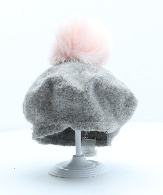 Primark Girls Grey Wool Beret Size S