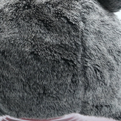 George Girls Grey Acrylic Trapper Hat One Size - Faux Fur
