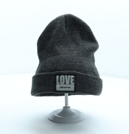 Preworn Girls Grey Acrylic Beanie One Size - Love San Fran