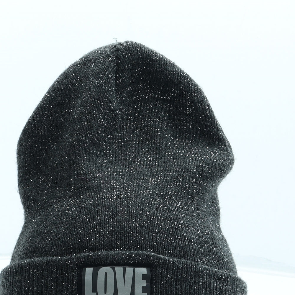 Preworn Girls Grey Acrylic Beanie One Size - Love San Fran