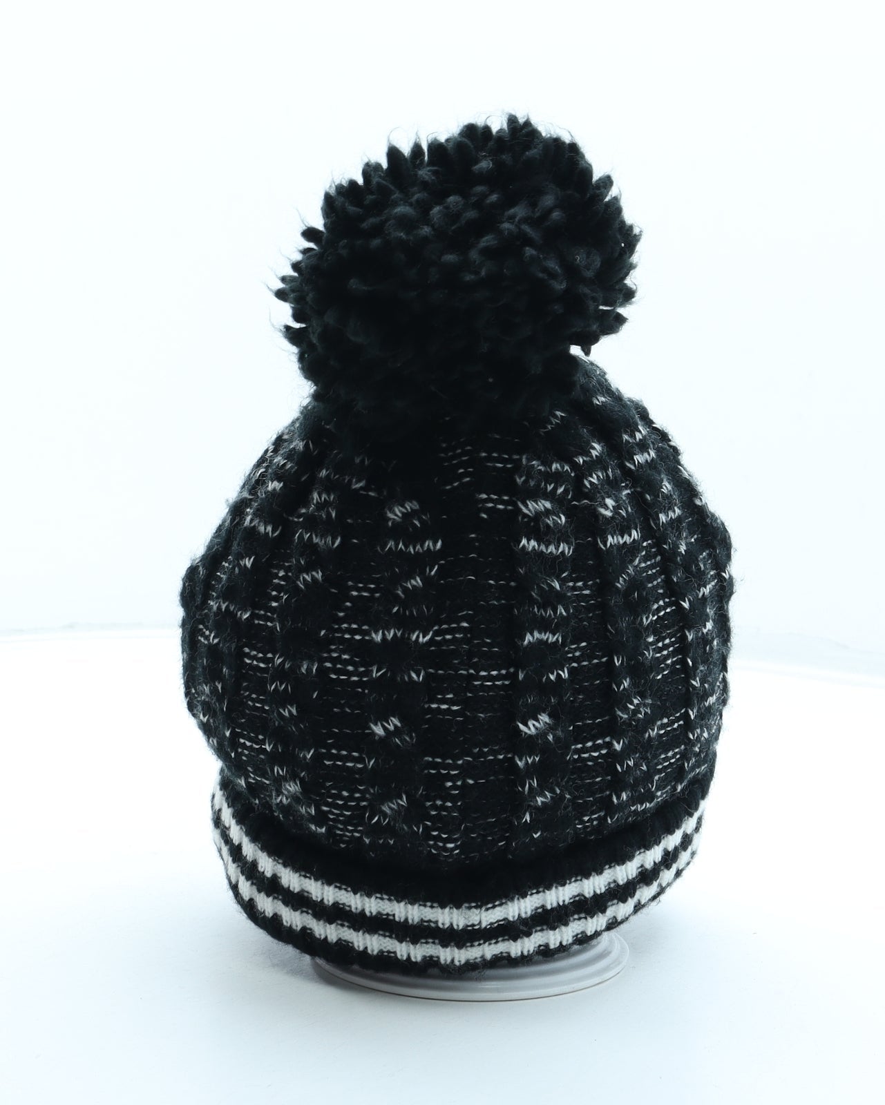George Boys Multicoloured Geometric Acrylic Bobble Hat Size S - Storm Trooper Star Wars