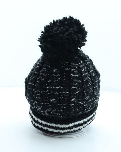 George Boys Multicoloured Geometric Acrylic Bobble Hat Size S - Storm Trooper Star Wars