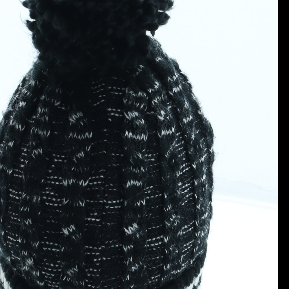 George Boys Multicoloured Geometric Acrylic Bobble Hat Size S - Storm Trooper Star Wars