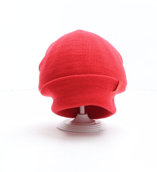 Primark Womens Red Polyester Beanie One Size