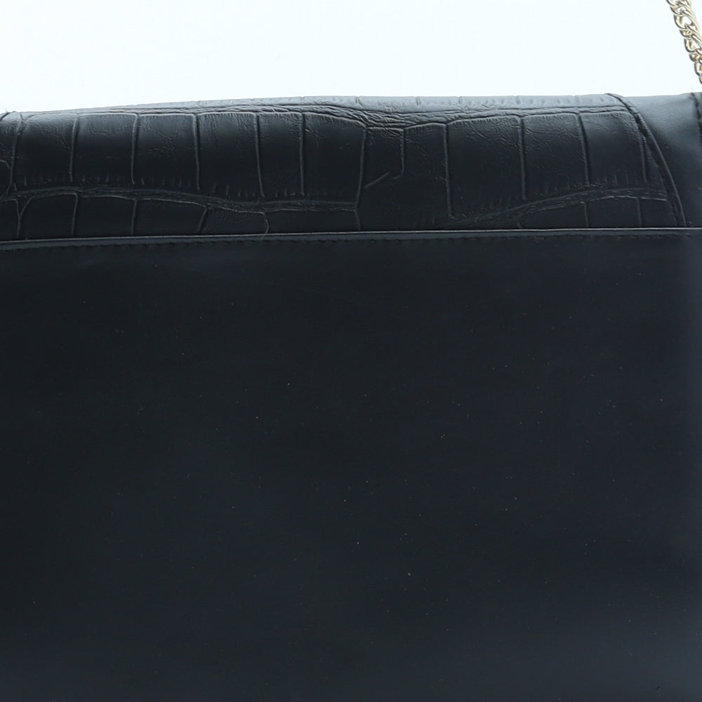 Atmosphere Womens Black Polyurethane Clutch Size Small