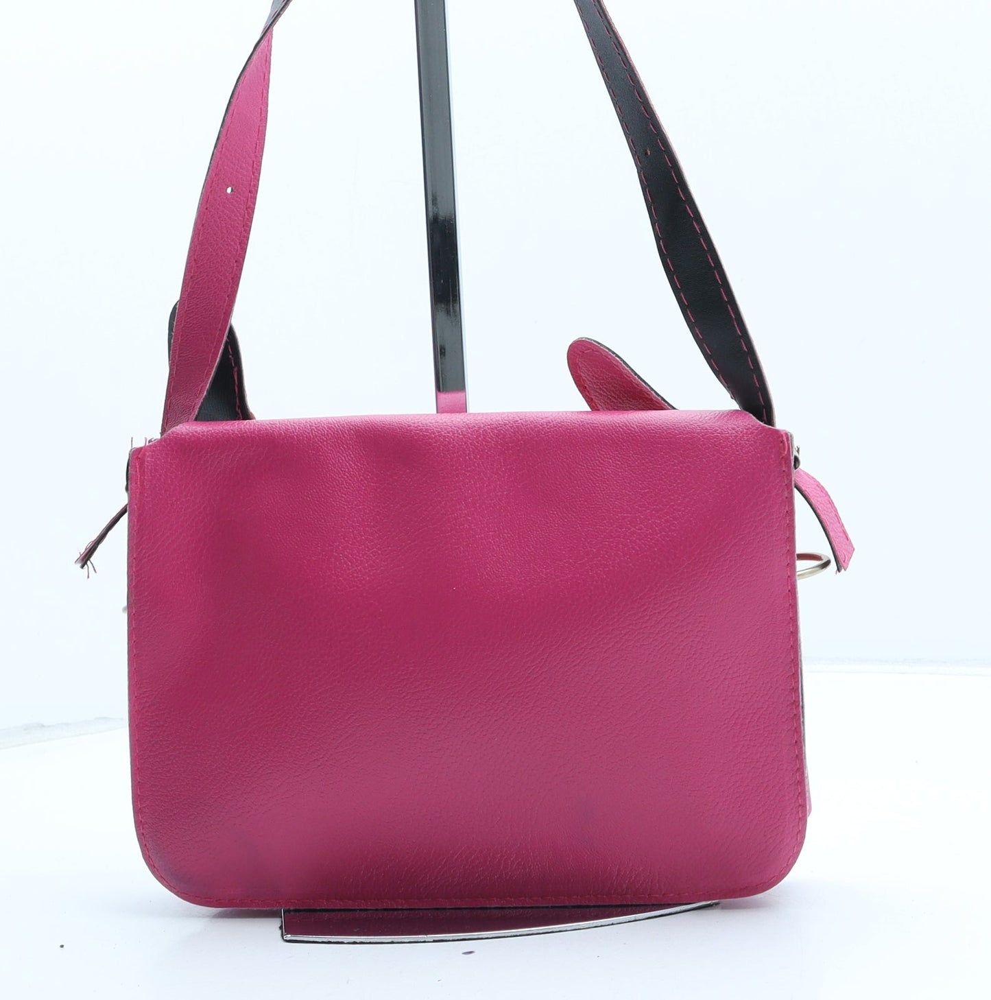 Primark Girls Pink Polyurethane Crossbody Size Small Magnetic - Owl Detail