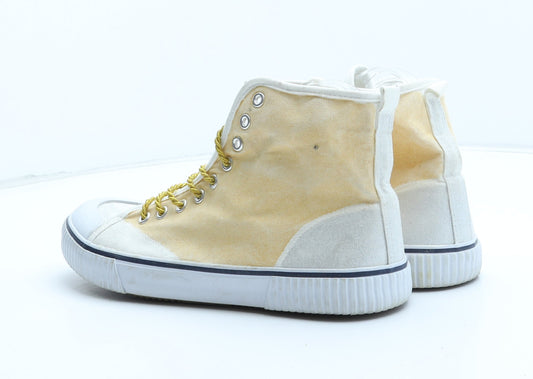 George Womens Yellow Synthetic Trainer UK