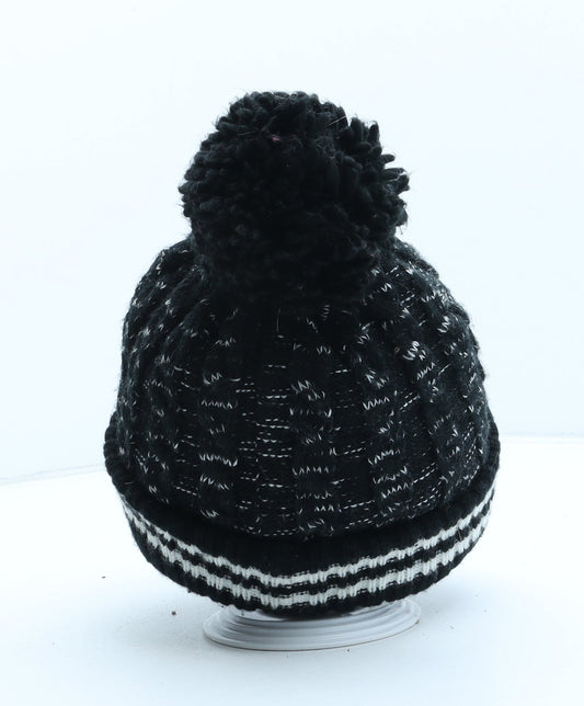 George Boys Black Acrylic Bobble Hat One Size - Star Wars Stormtrooper