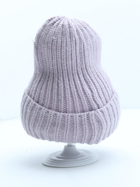 Primark Womens Pink Polyester Beanie One Size
