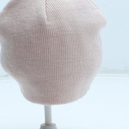 Primark Girls Pink Acrylic Winter Hat Size S