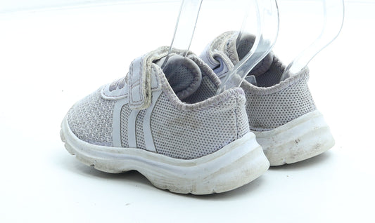 George Girls Purple Polyester Trainer UK 5 22
