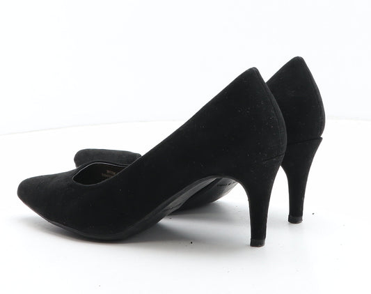 George Womens Black Synthetic Court Heel UK