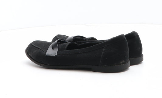 F&F Womens Black Synthetic Flat UK