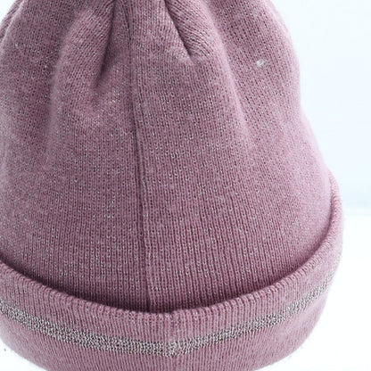 George Girls Pink Acrylic Beanie Size S - Size 8-12 years