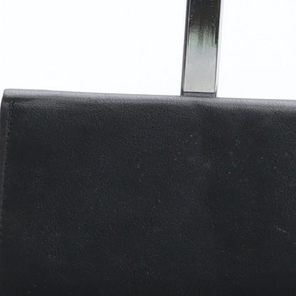 Preworn Mens Black Leather Wallet