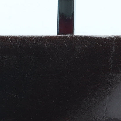 Preworn Mens Brown Leather Wallet