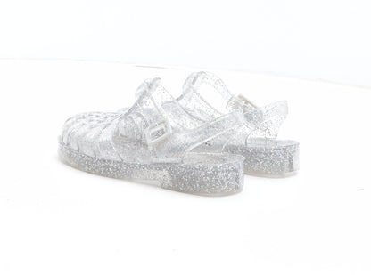 George Girls Clear Synthetic Fisherman Sandal UK 9