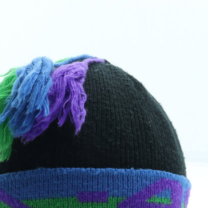 Preworn Mens Multicoloured Acrylic Beanie One Size