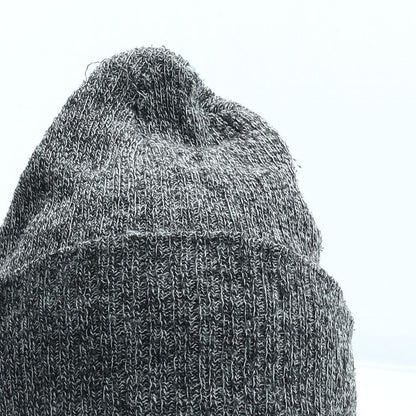 George Mens Grey Acrylic Beanie One Size