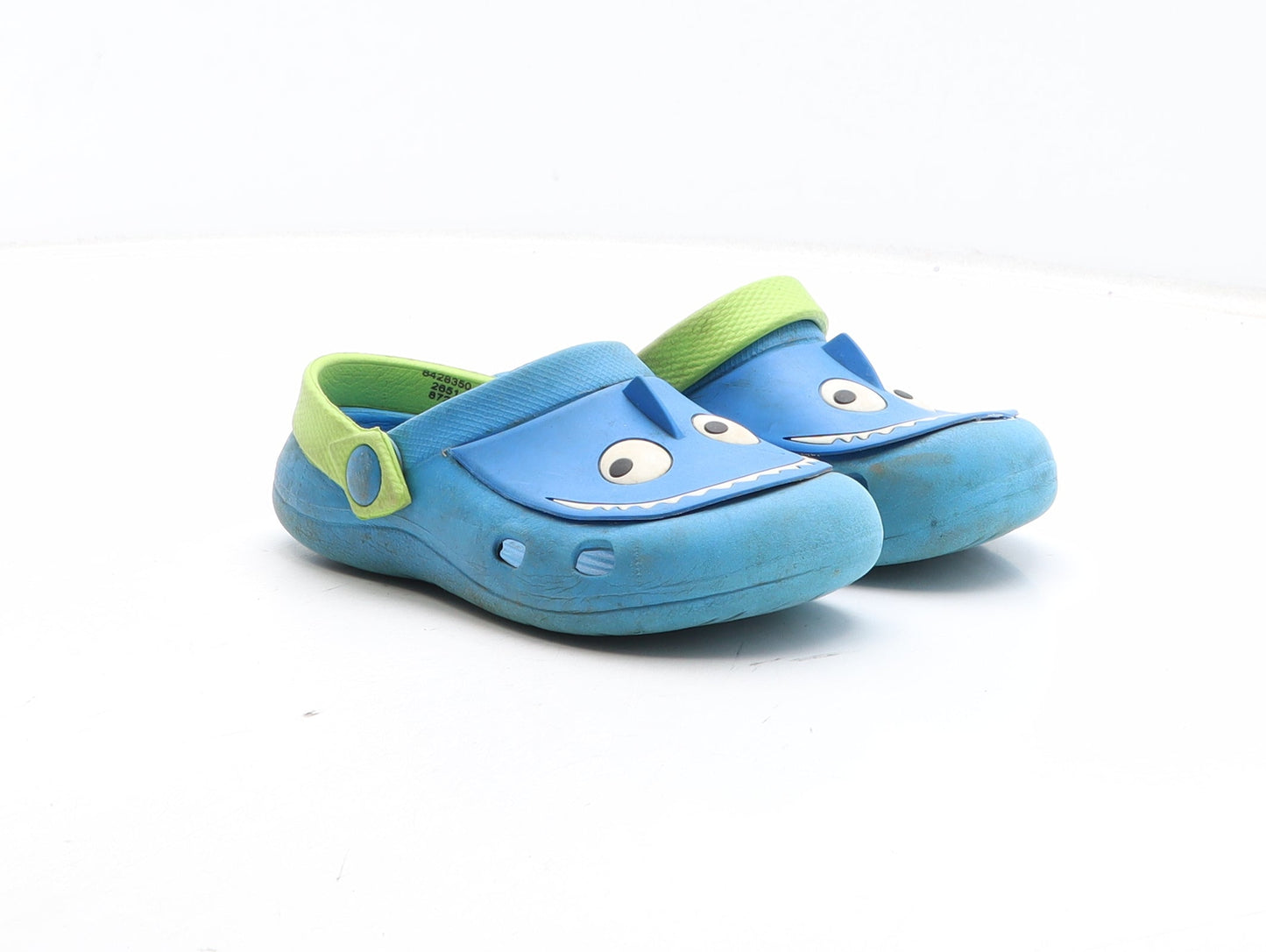 Preworn Boys Blue Synthetic Slider Casual UK 9