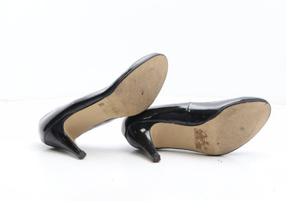 Preworn Womens Black Synthetic Court Heel UK