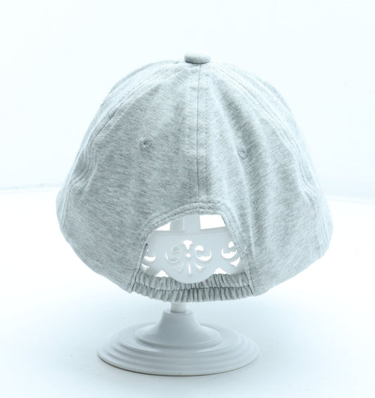 F&F Boys Grey Polyester Snapback Size S - Size 11-13 years
