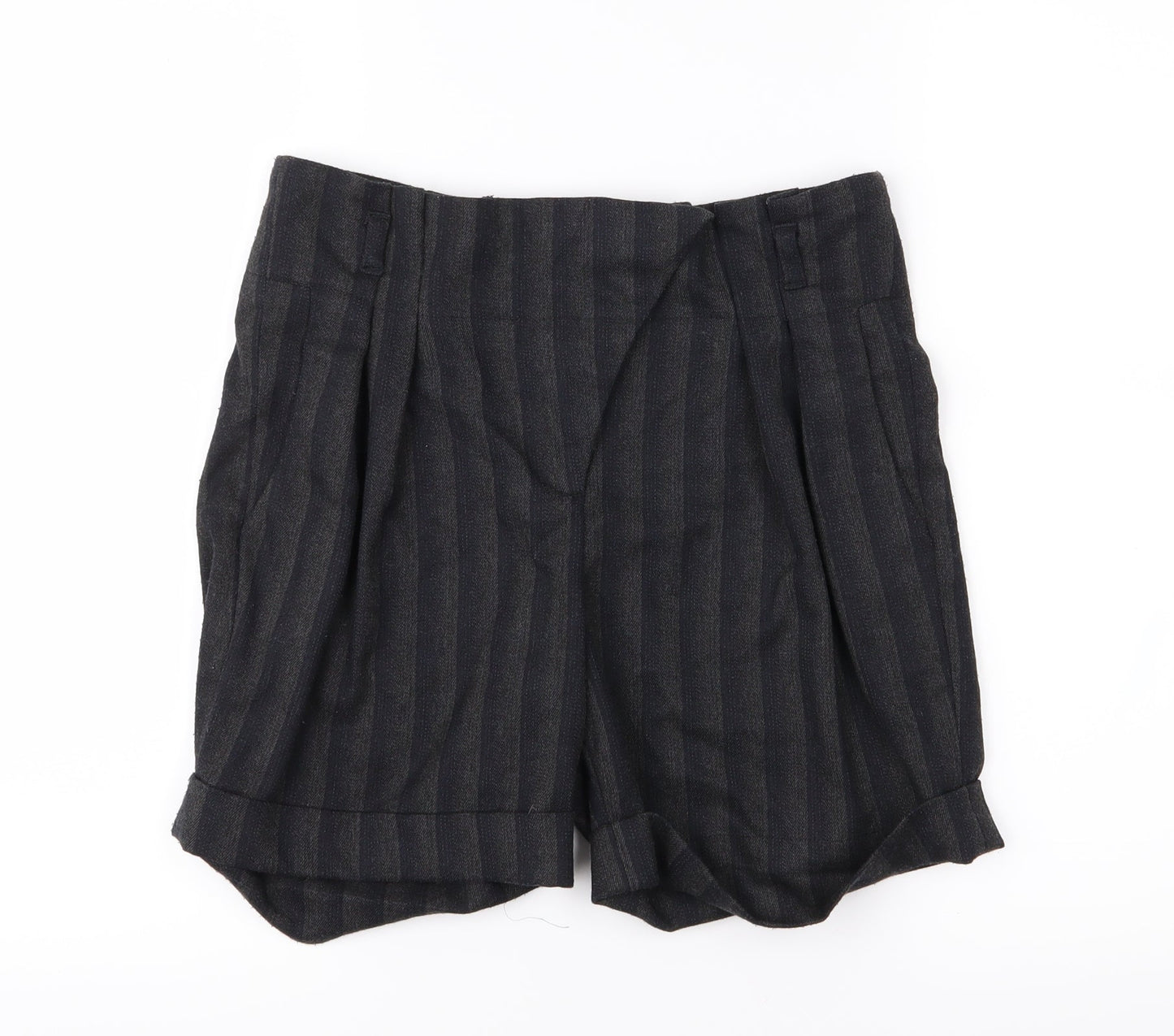 ASOS Womens Grey Striped  Bermuda Shorts Size 8