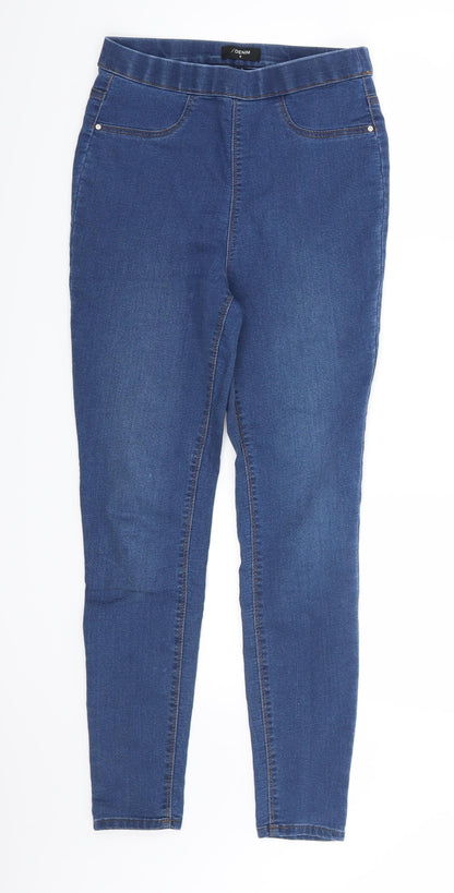 Matalan Womens Blue  Denim Skinny Jeans Size 8 L26 in