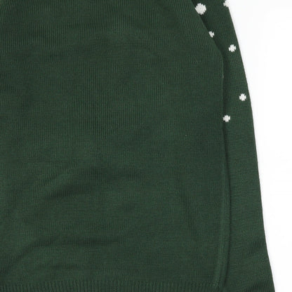 Cedar Wood State Mens Green  Knit Pullover Jumper Size XS