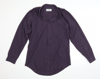 Topman Mens Blue    Button-Up Size L