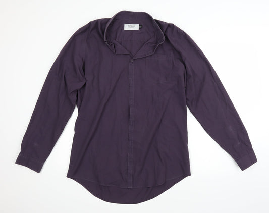 Topman Mens Blue    Button-Up Size L
