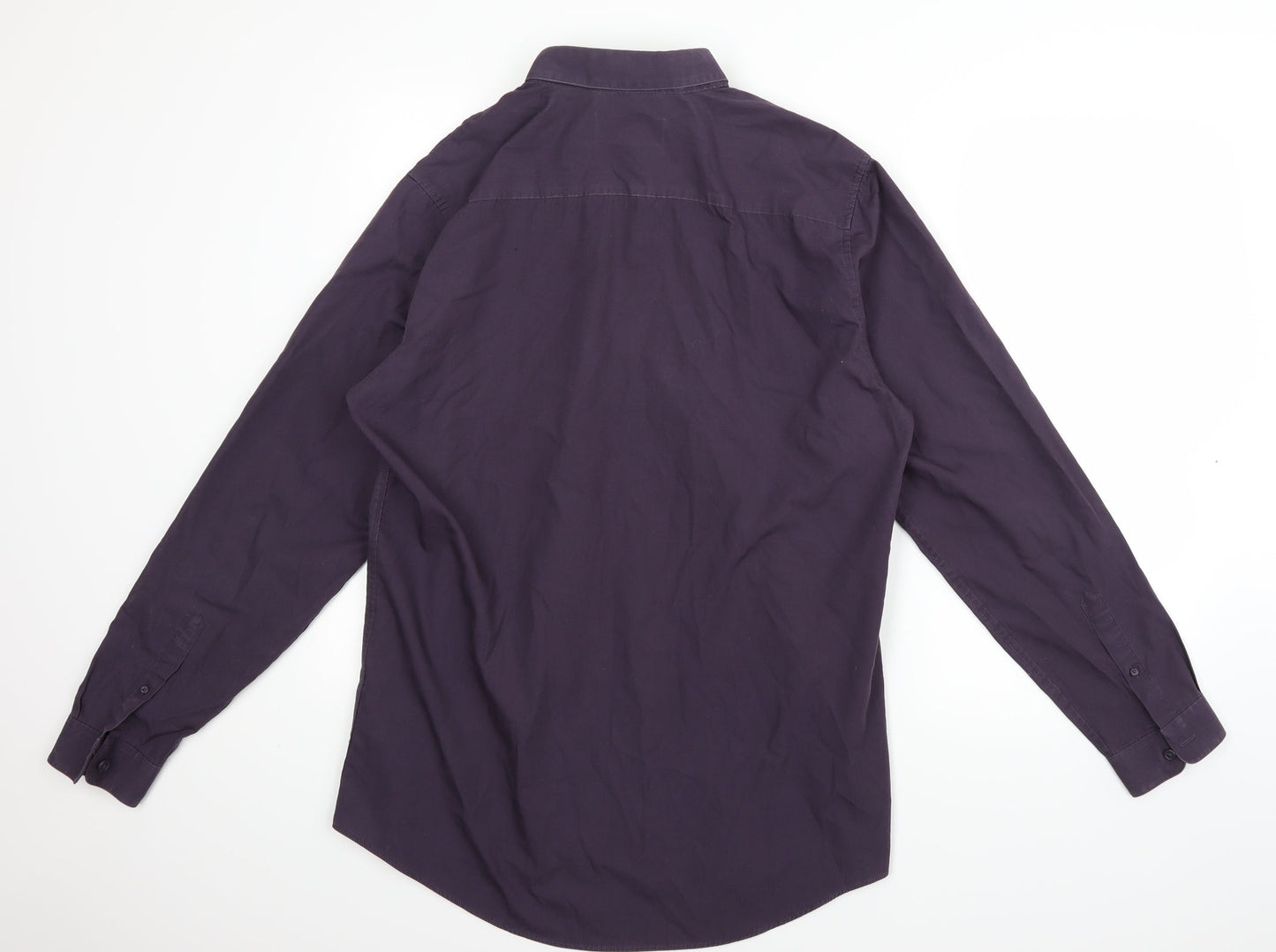 Topman Mens Blue    Button-Up Size L