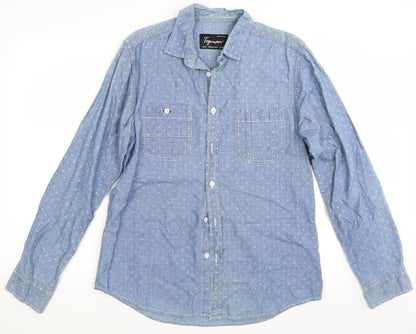 Topman Mens Blue    T-Shirt Size M