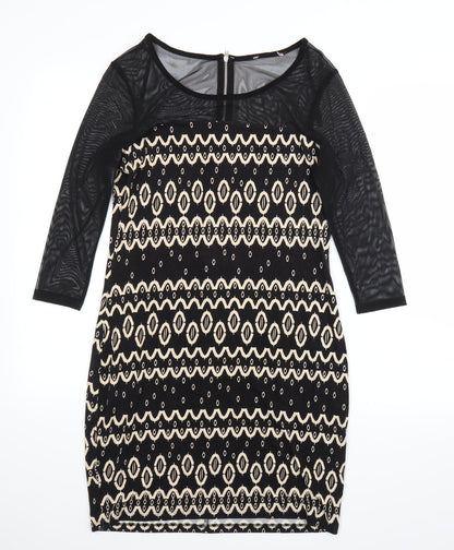 Be Beau Womens Black   A-Line  Size 12