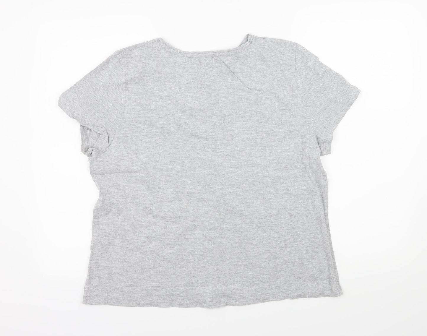 Avenue Womens Green  Jersey Basic T-Shirt Size 18