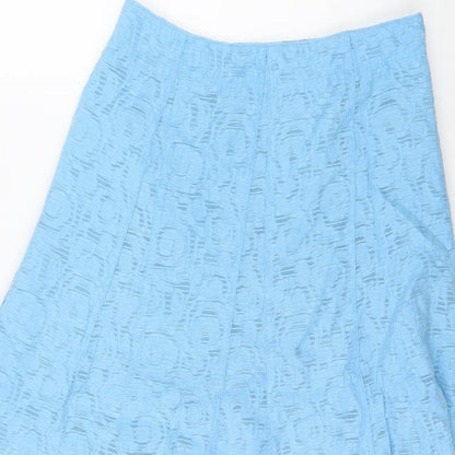 Marks and Spencer Womens Blue   Flare Skirt Size 10