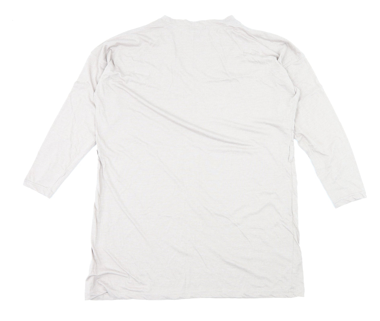 Missguided Womens Grey  Jersey T-Shirt Dress  Size 14