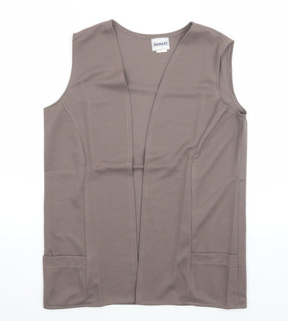 Damart Womens Brown   Basic Blouse Size 16