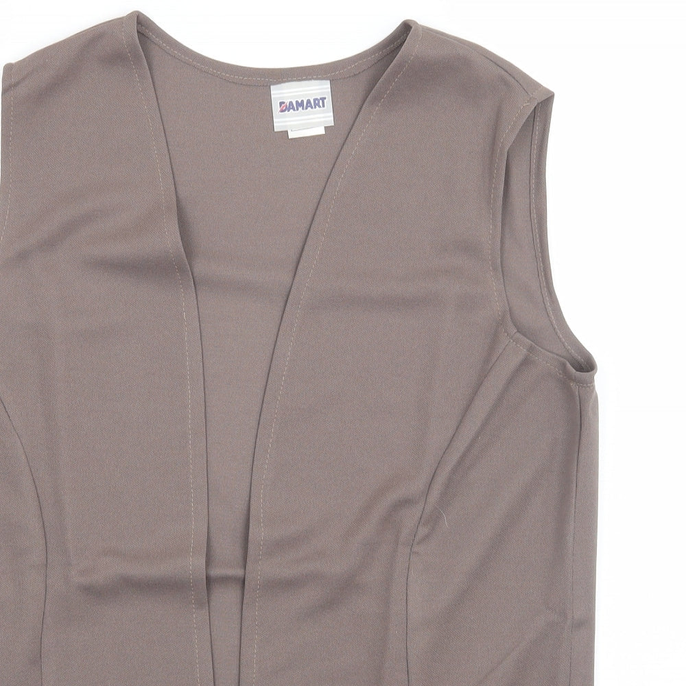 Damart Womens Brown   Basic Blouse Size 16