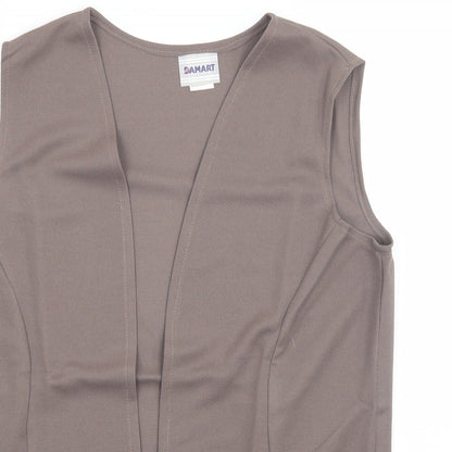 Damart Womens Brown   Basic Blouse Size 16